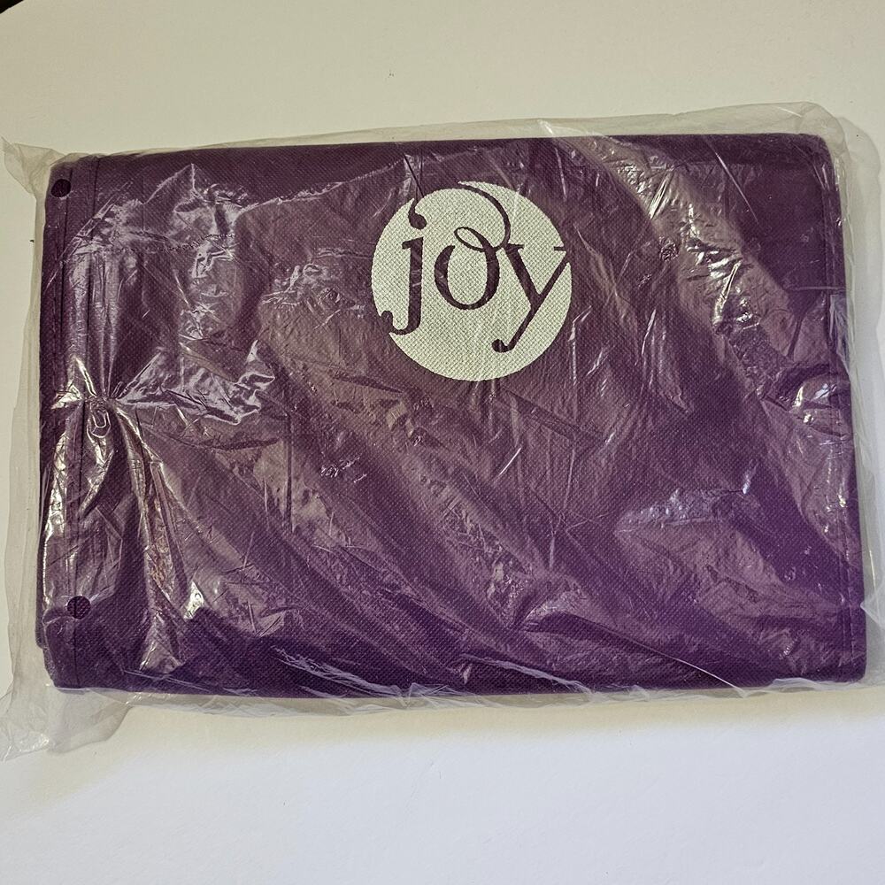 Joy Mangano Double Sided Garment Bag Joy Purple HSN NEW
